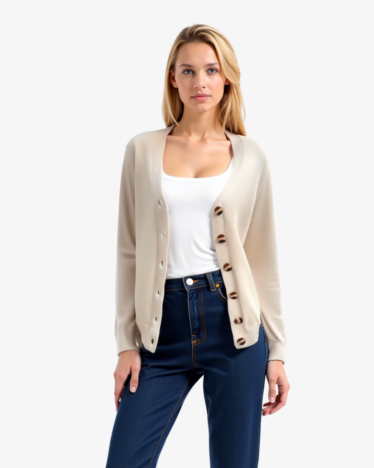 Nolve Button Cardigan