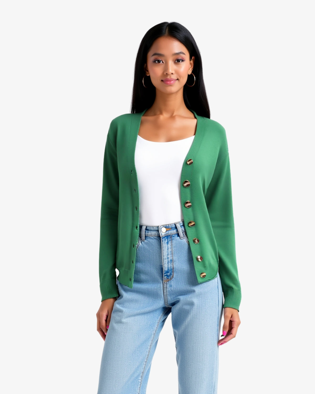 Nolve Button Cardigan