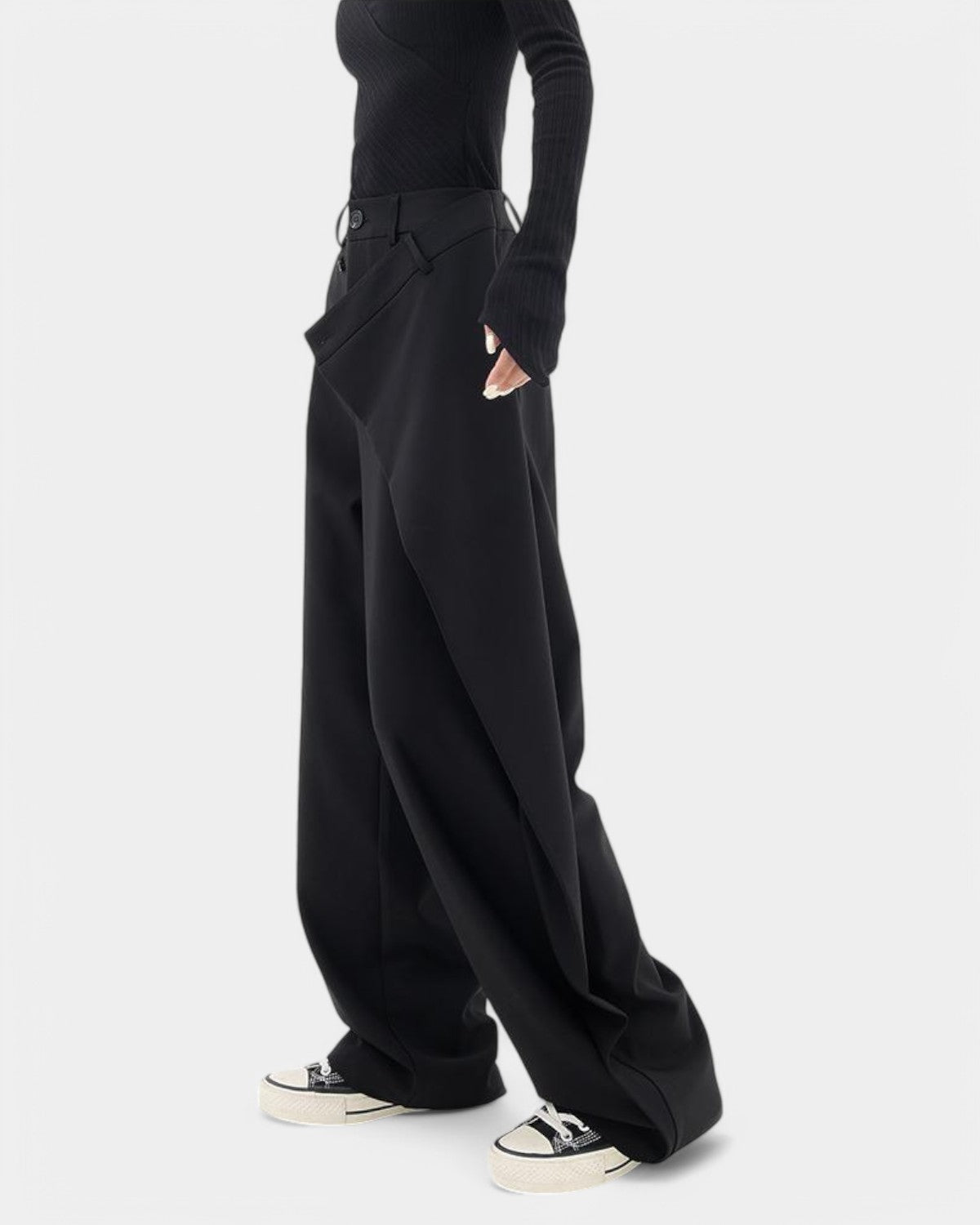 Nolve Asymmetrical Wide Pants